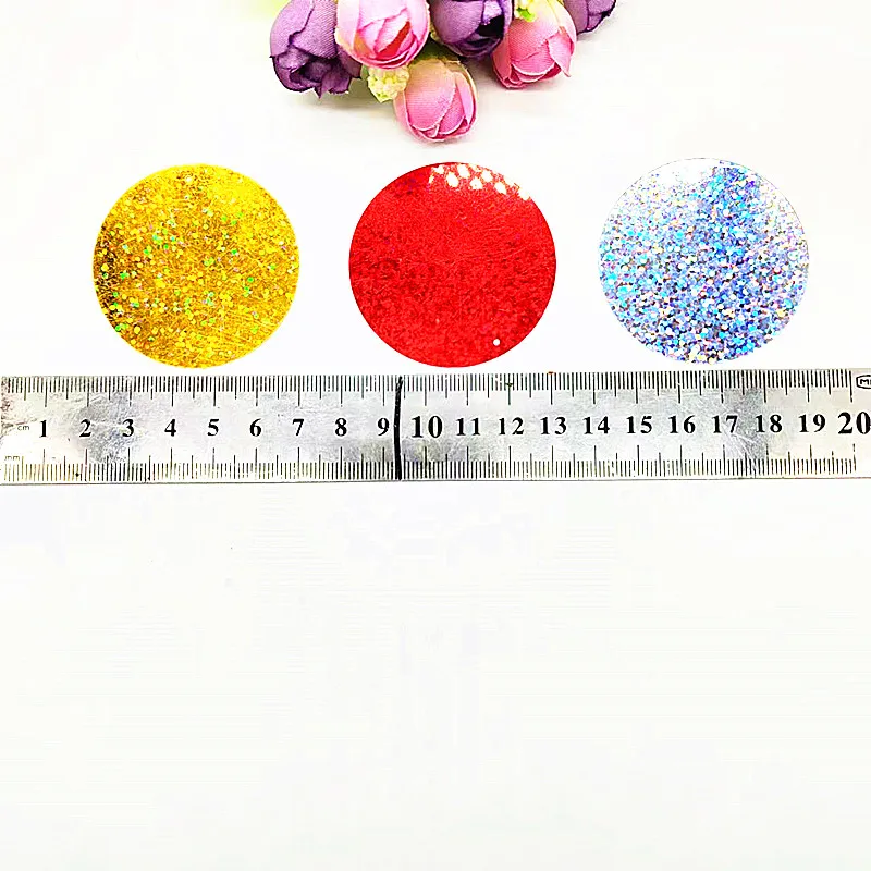 Large Sequins 40mm 50mm Big Sequin Laser Pailetters Lentejuelas Sequence Material for Sewing Craft DIY Accessories for Garment