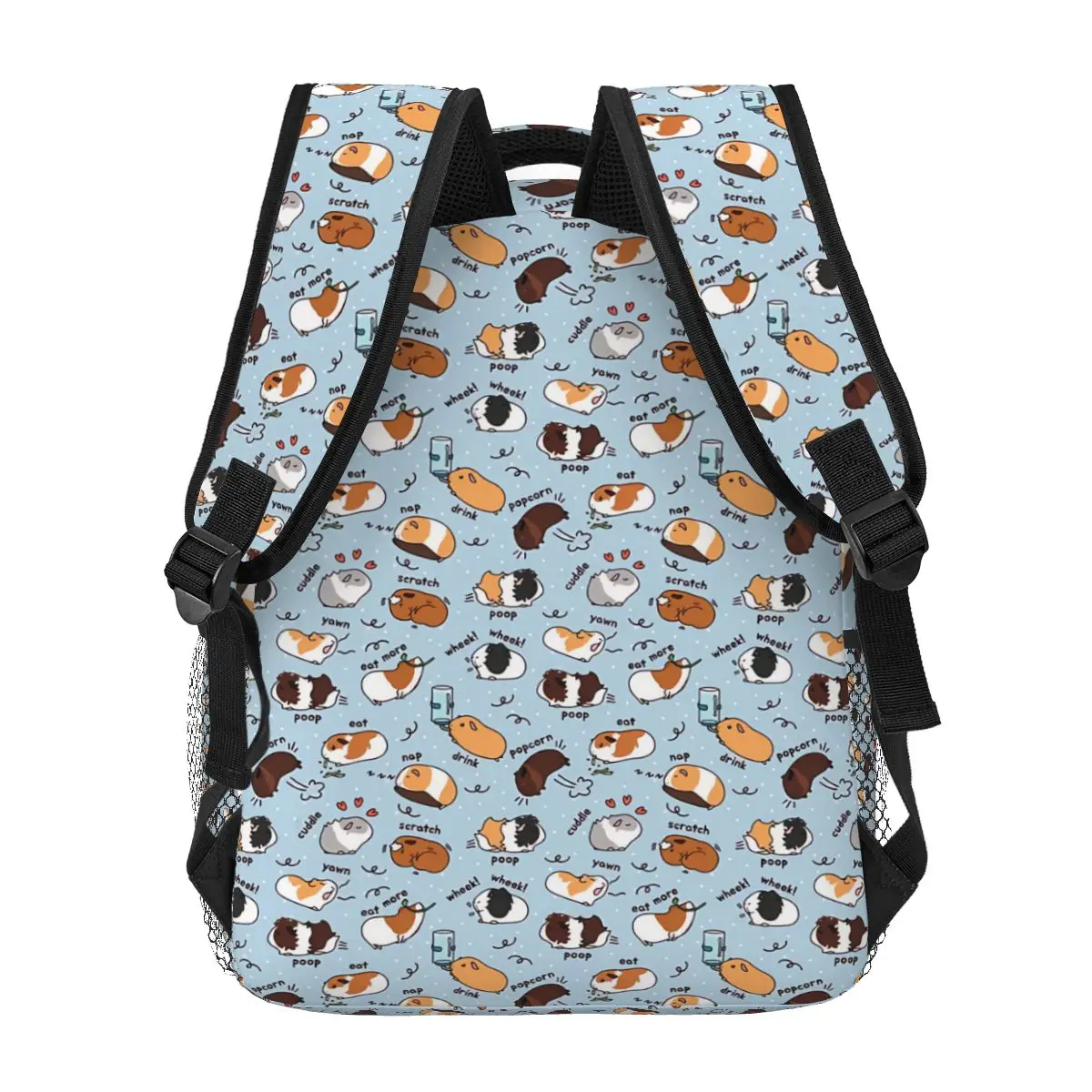 Guinea Pig Daily To Do List Backpack for Girls Boys Capybara Guinea Pig Travel Rucksack Daypack for Teenage School Laptop