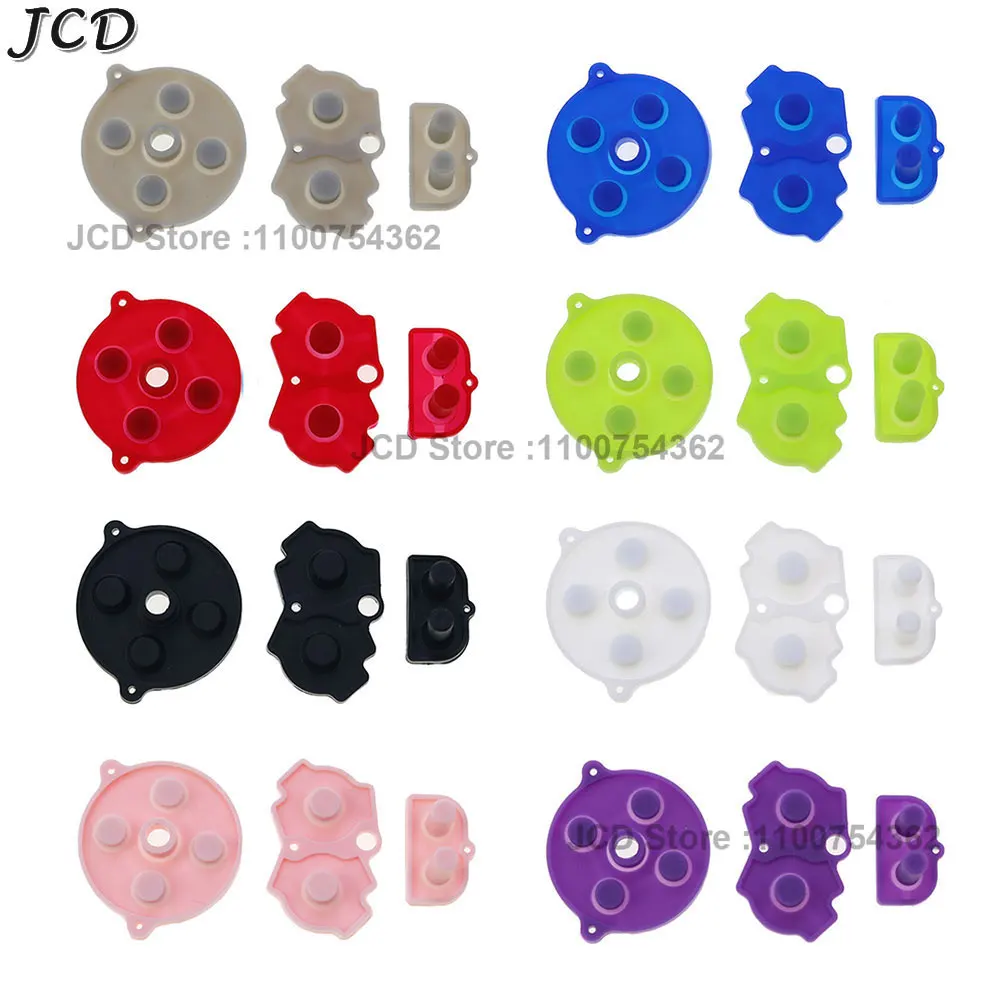 

JCD 2Set Replacement Colorful Rubber Silicone Conductive Keypad for Nintend GameBoy Advance GBA Conductive Buttons A-B D-pad