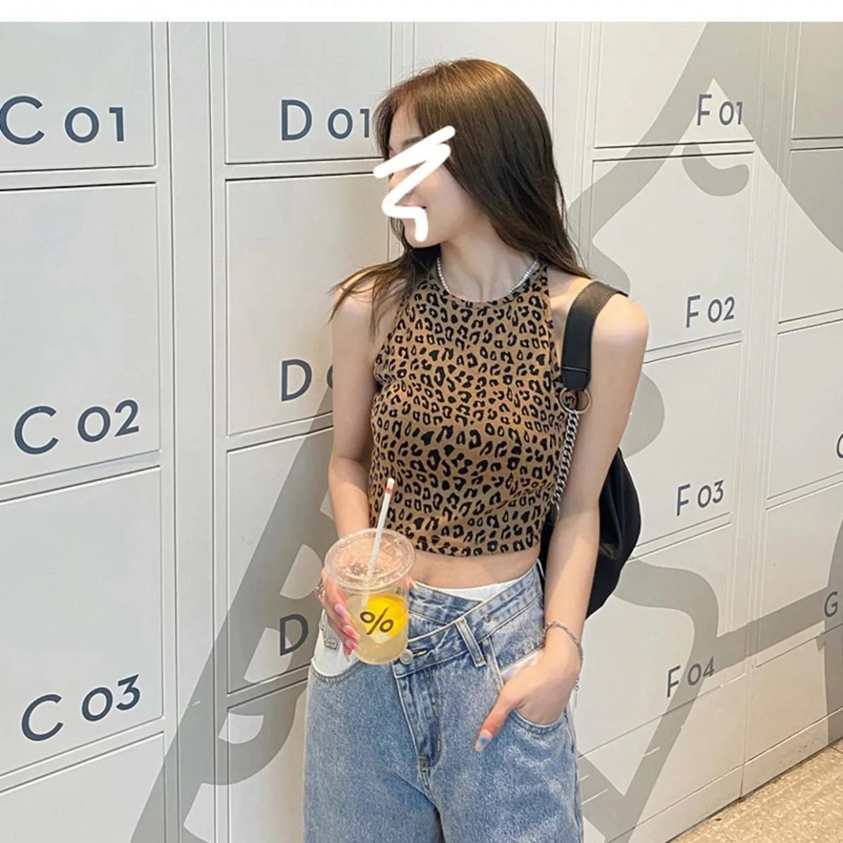 Леопардовый укороченный топ на шнуровке с открытой спиной и леопардовым принтом Y2K, эластичная клубная одежда, лето 2024, сексуальная облегающая клубная одежда, пляжная облегающая майка для женщин