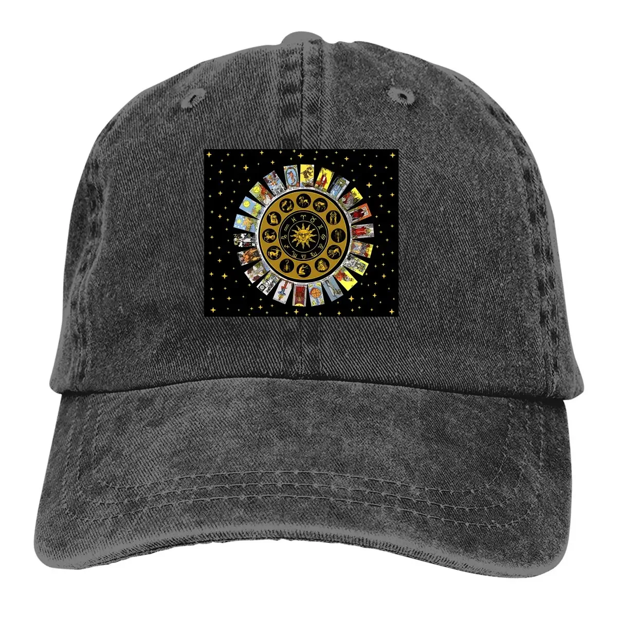 

Wheel Of The Zodiac Baseball Cap For Men And Women Hats Visor Protection Snapback Tarot Caps