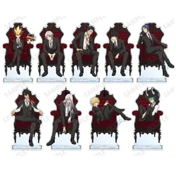 Game  Anime Sawada Hibari Kyouya Rokudou Mukuro Acrylic Stand Doll Figure Model Plate Cosplay Toy for Gift