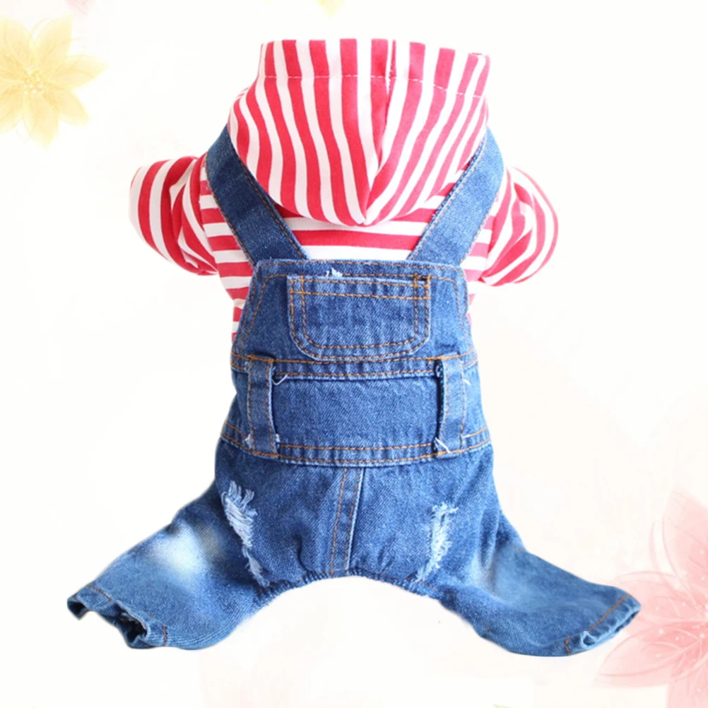 

Pet Denim Clothes Dog Coat Accessories Party Costume Spring and Summer Clothing