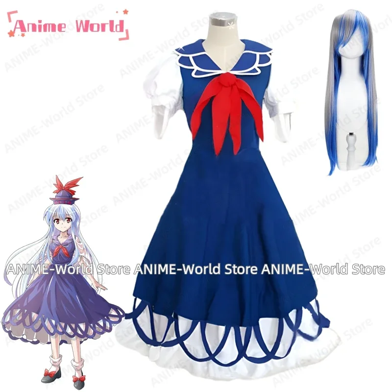 

《Нестандартный размер》Аниме-игра Touhou Project Keine Kamishirasawa Косплей Костюм Униформа Cos Платье Хэллоуин Парик для ролевых игр