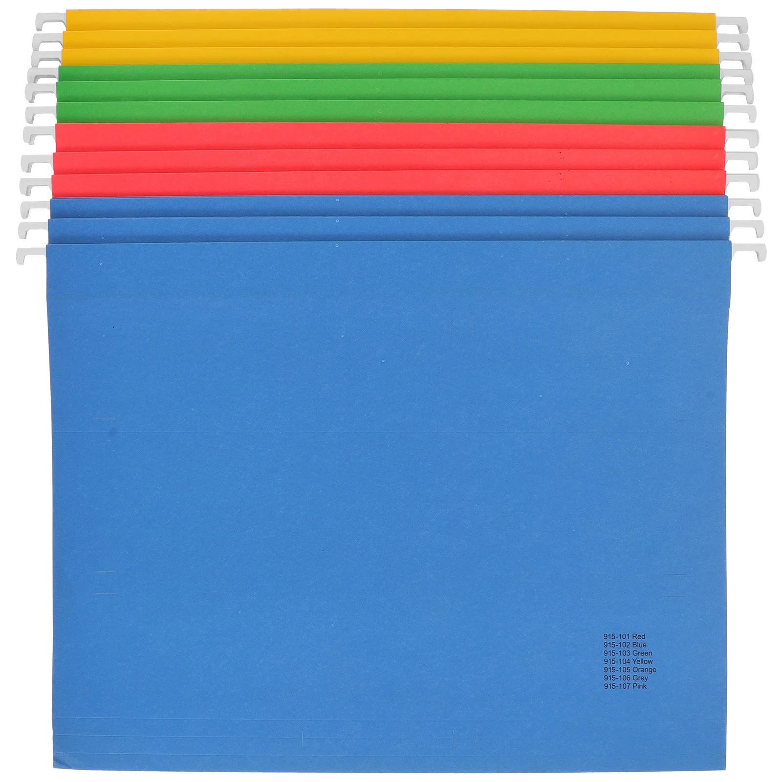 Ensemble de crochets en papier et métal, 12 pièces, organisateur de reçus colorés, rangement Portable pour le bureau, la maison, l'école, la gestion des factures