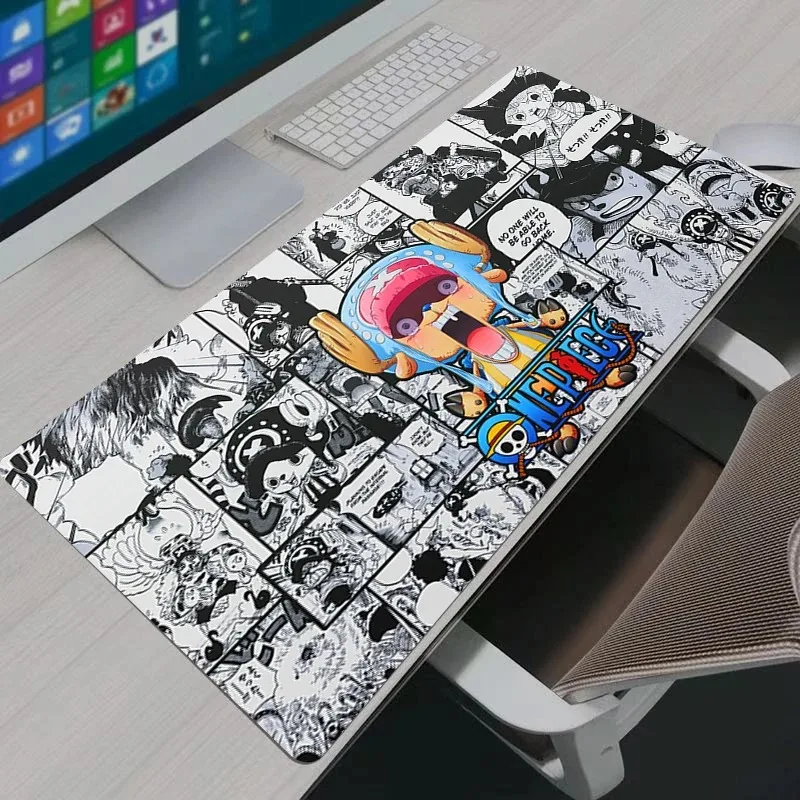 Gaming-Mauspad, Gamer, Heimcomputer, HD-Mauspad, XXL-Tastaturpad, Teppich, rutschfest, Büro, einteilig, Tony Tony Chopper, Mauspads