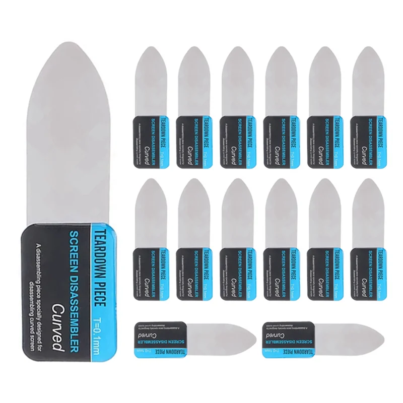 KYCOR-металлический сотовый телефон, изогнутый открывалка для ЖК-экрана, инструмент для открытки, тонкий и гибкий инструмент для разборки сотового телефона