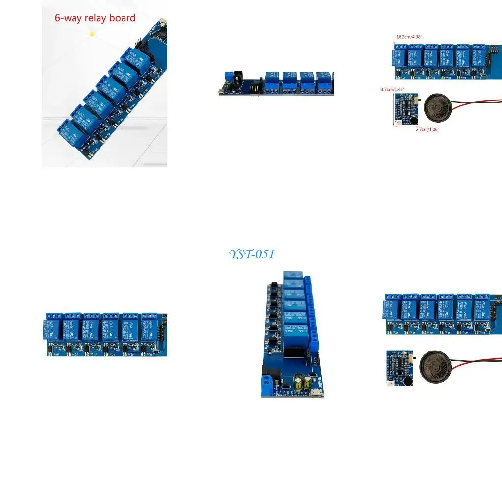 

E15A 6 Ways Switch Module 6 Channel Module Suitable for Hosuehold DIY