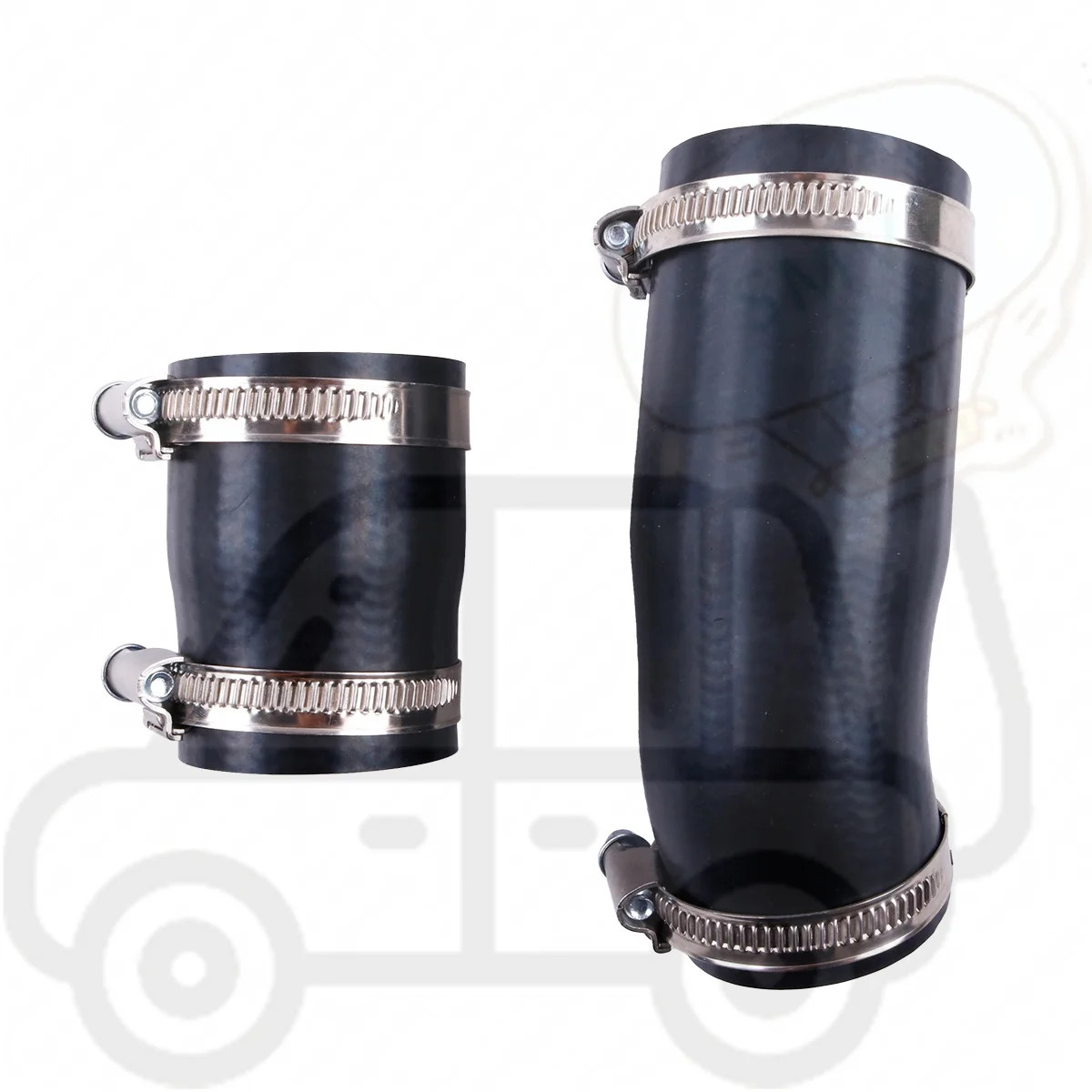 ل 2011 2012-2015 جاكوار XF SPORTBRAKE X250 2.2L D C2Z14278 أدوات السيارات المطاط خراطيم عدة المبرد توربو أنابيب أنابيب 2 قطعة #3