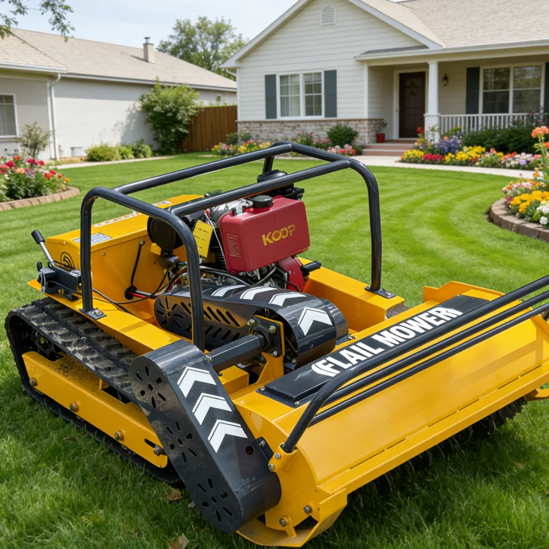 

Customized High Quality Heavy Duty Remote Controlled Powered Lawn Mower For Agriculture And Forestry Weeding Crawler Mower