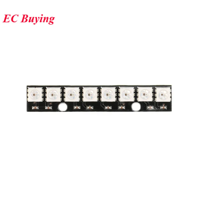 10/5 Chiếc/1 Máy Tính 8 Bit Kênh WS2812 5050 RGB Đèn LED Xây Dựng-Đủ Màu-Điều Khiển Ban Phát Triển 8Pin DIY Bộ Cho Arduino