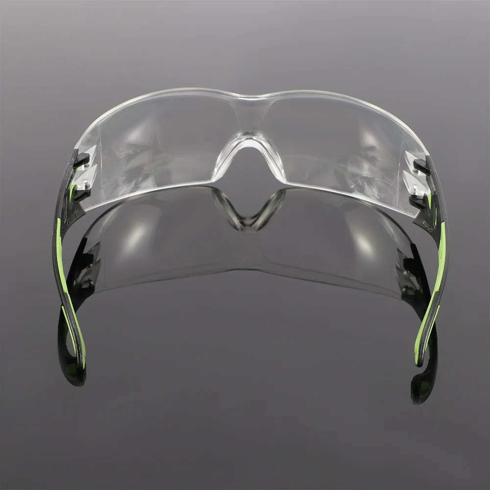 Clear Transparent Lab Factory Outdoor Work Anti-impact Safety Goggles Eyewear Eye Protection Glasses
