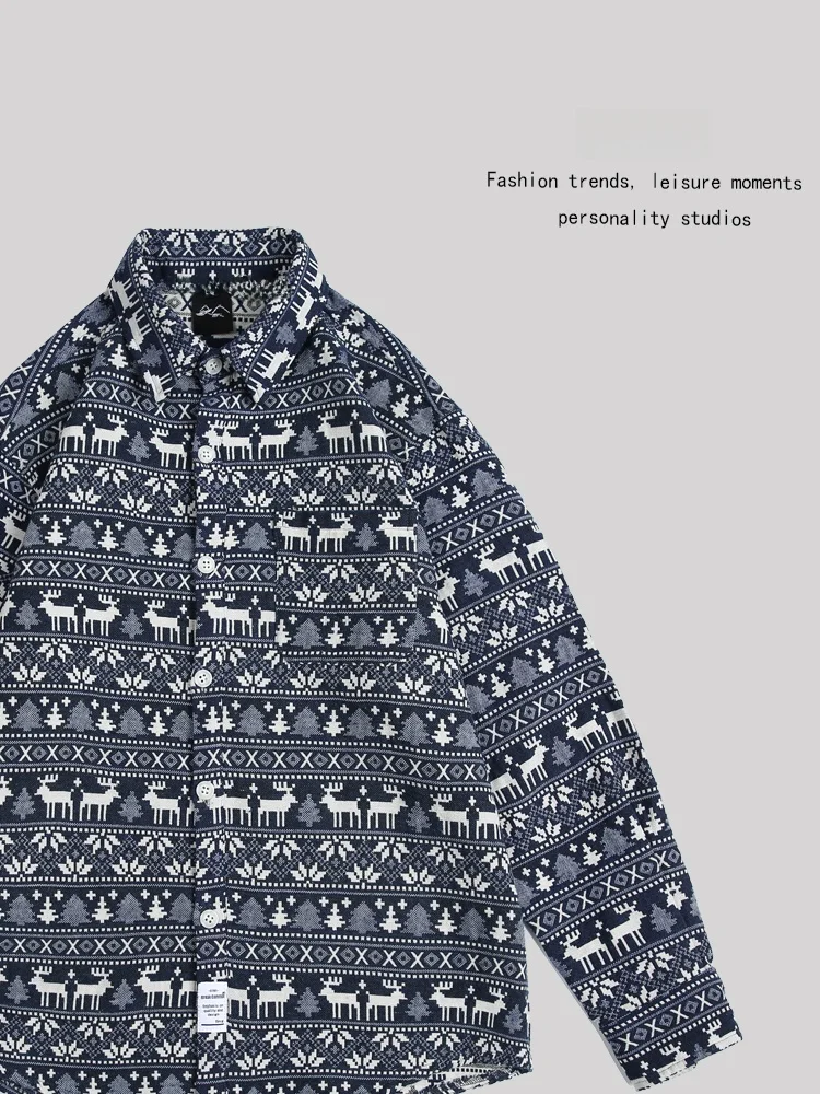 

Повседневная свободная рубашка унисекс Anxie в городском стиле с воротником-стойкой, тонкая, для осеннего сезона