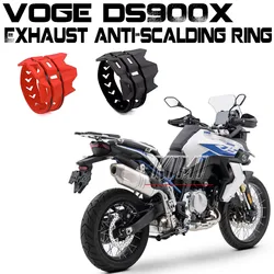 For VOGE DS900X 900DSX Motorcycle Modified Exhaust Anti-Scalding Ring Thermal Insulation Rubber Protective Cover