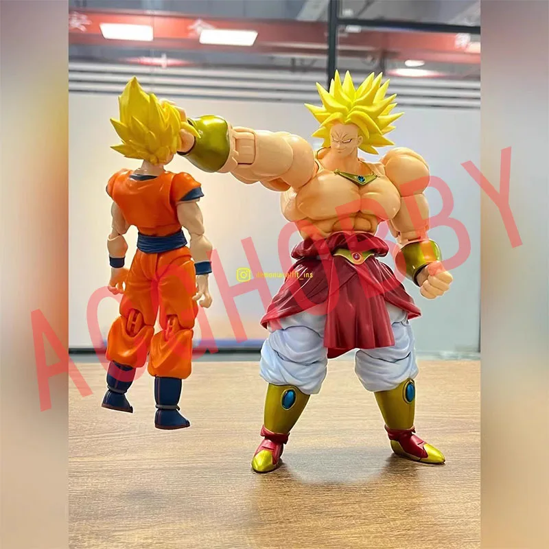 Demoniacal Fit Dragon Ball Z SHF Super Saiyan SSJ Legendary Berserker Broly Broli Anime Action Figure Model Toys