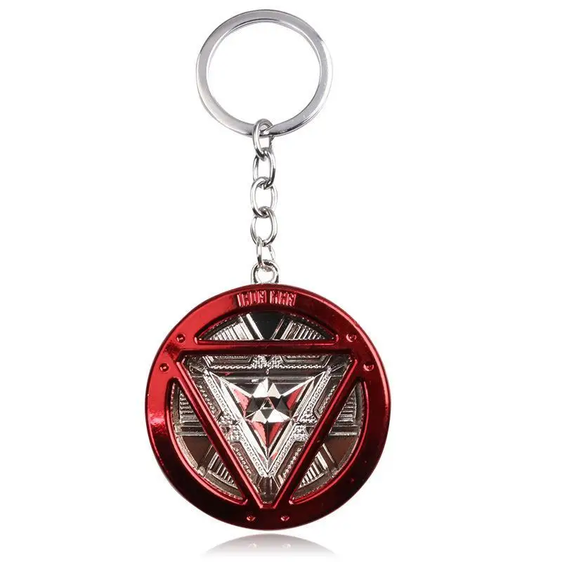 The New Marvel Peripheral Avengers Iron Man Energy Reactor Alloy Keychain Is A Fashionable and Trendy Bag Decoration Pendant