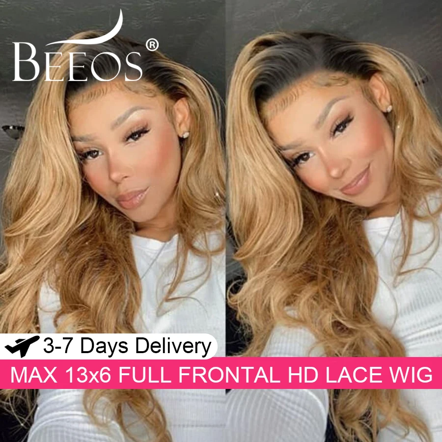 

Омбре # 1B/27 13x6 Настоящие HD кружевные фронтальные парики из натуральных волос Ультра облегающий объемный волнистый цветной парик Предварительно выщипанные человеческие волосы 100% волосы Remy