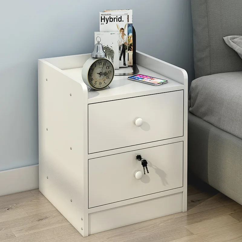 

Mesita de noche sencilla, armario de almacenamiento minimalista y moderno, armario para dormitorio, mesita de noche