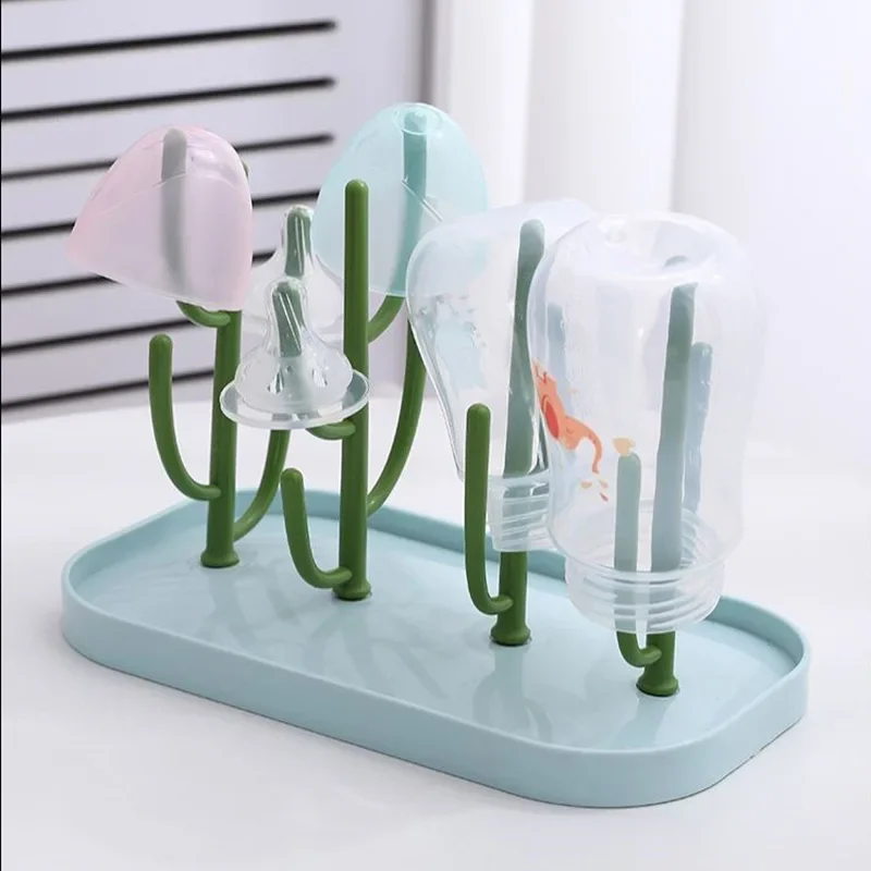

vvocci Baby Feeding Drying Rack Cup Holder Storage Drying Rack Cleaning Feeding Bottle Drain Rack Nipple Dryer Drainer Storage