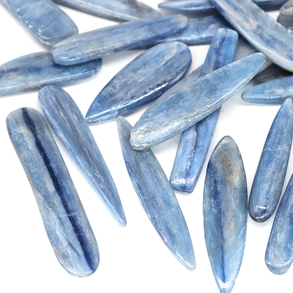 Natural Kyanite Tumbled Stone Quartz Polished Flakiness Gemstone Healing Crystal Mineral Specimen Collection Bulk Lots Wholesale