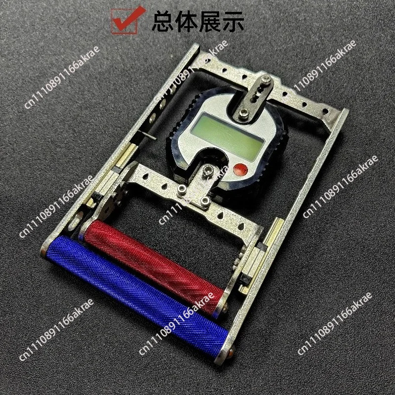 Finger flexor strength tester with LCD screen - Portable digital display spring grip exerciser