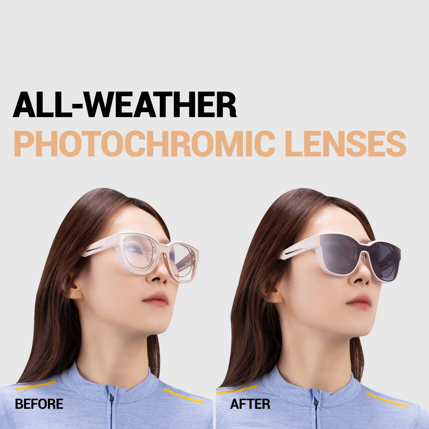 Kapvoe Outdoor FashionMTB Cycling Glasses Men Women Sports  Eyewear Riding Sunglasses UV400 Protection Glasses Windproof Eyewear