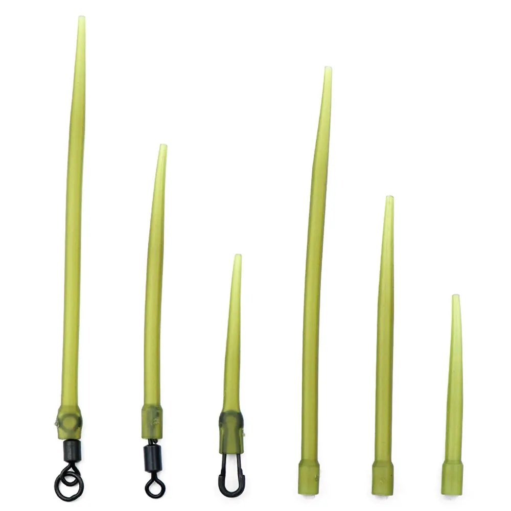 20pcs Carp Fishing Accessories Hair Rig Hooklink Anti Tangle Sleeve Rubber Tubing For Carp Rig Swivels Fishing Sleeve End Tackle view 5