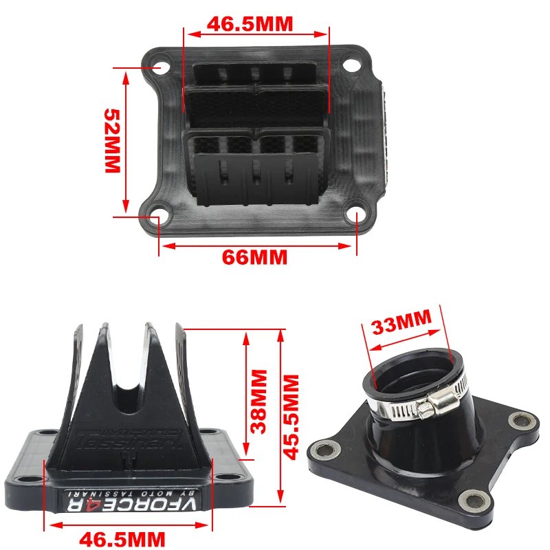 Motorcycle Reed Valve Carbon Fiber V Force System With Intake Manifold V4R83A For Suzuki RM 85 2002-2019