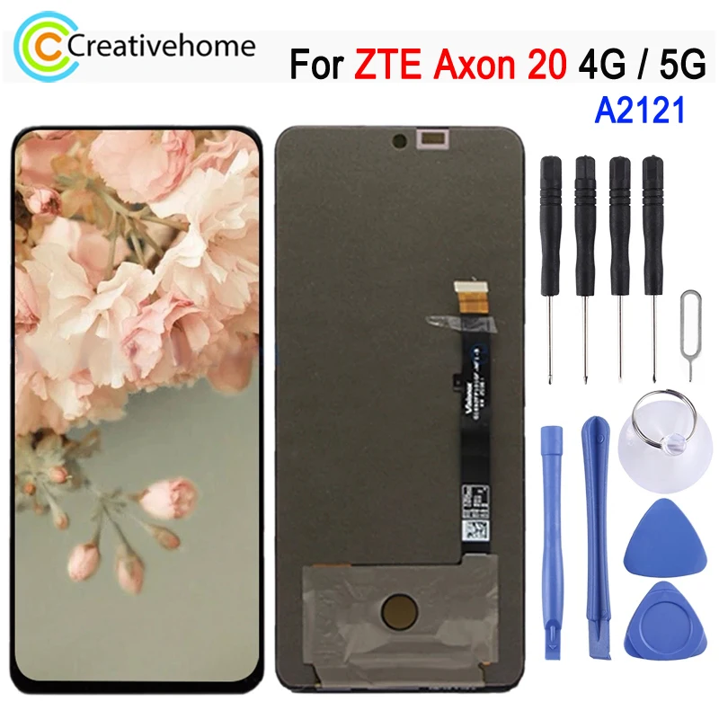 Écran LCD de téléphone avec Hébergements eur, assemblage complet, pièce de rechange, ElecAxon 20, 4G, 5G, A2121, 6.92 pouces