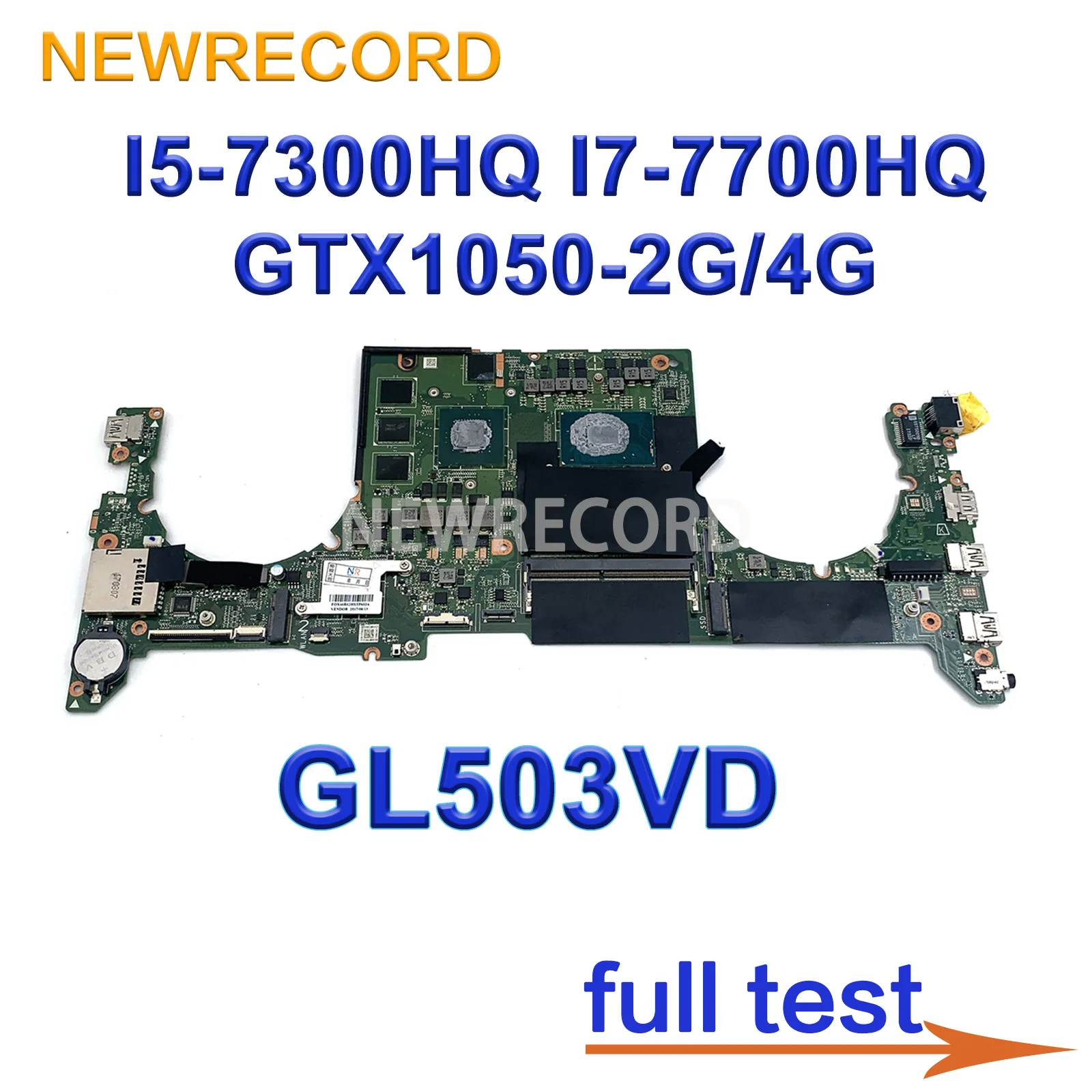 For ASUS GL503VM GL503G GL503VD FX503V FX503VD DABKLMB28A0 DABKLAMB8B0 Motherboard With I7-7700HQ I5-7300HQ GTX1050-2G/4G