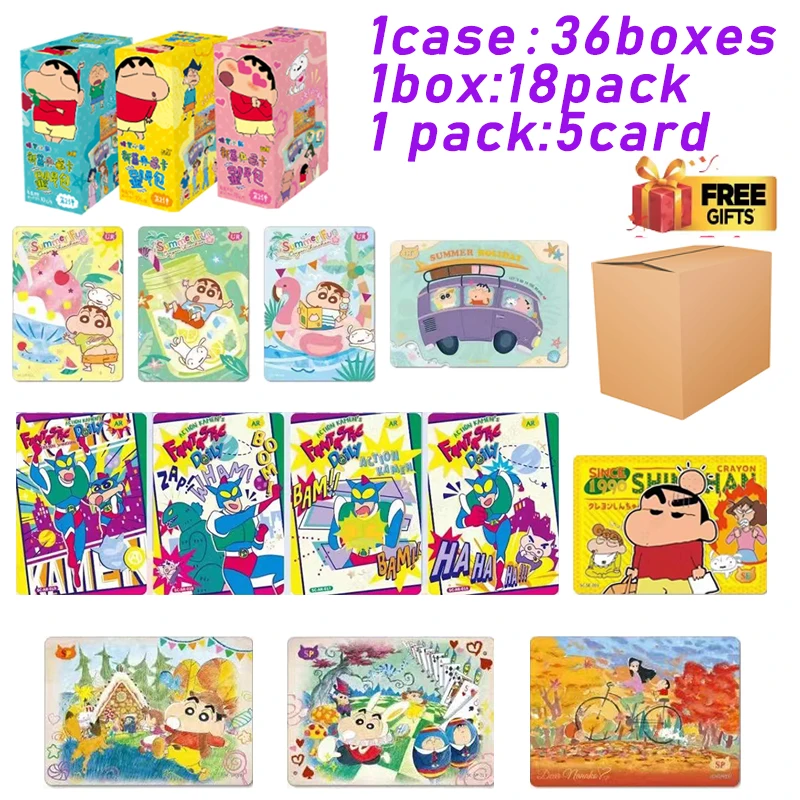KAYOU Crayon Shin-chan Collection Cards Xianyanbao Sacred Tier4 Wave2 - Holo Rare Anime Cards Family Fun Game Gift