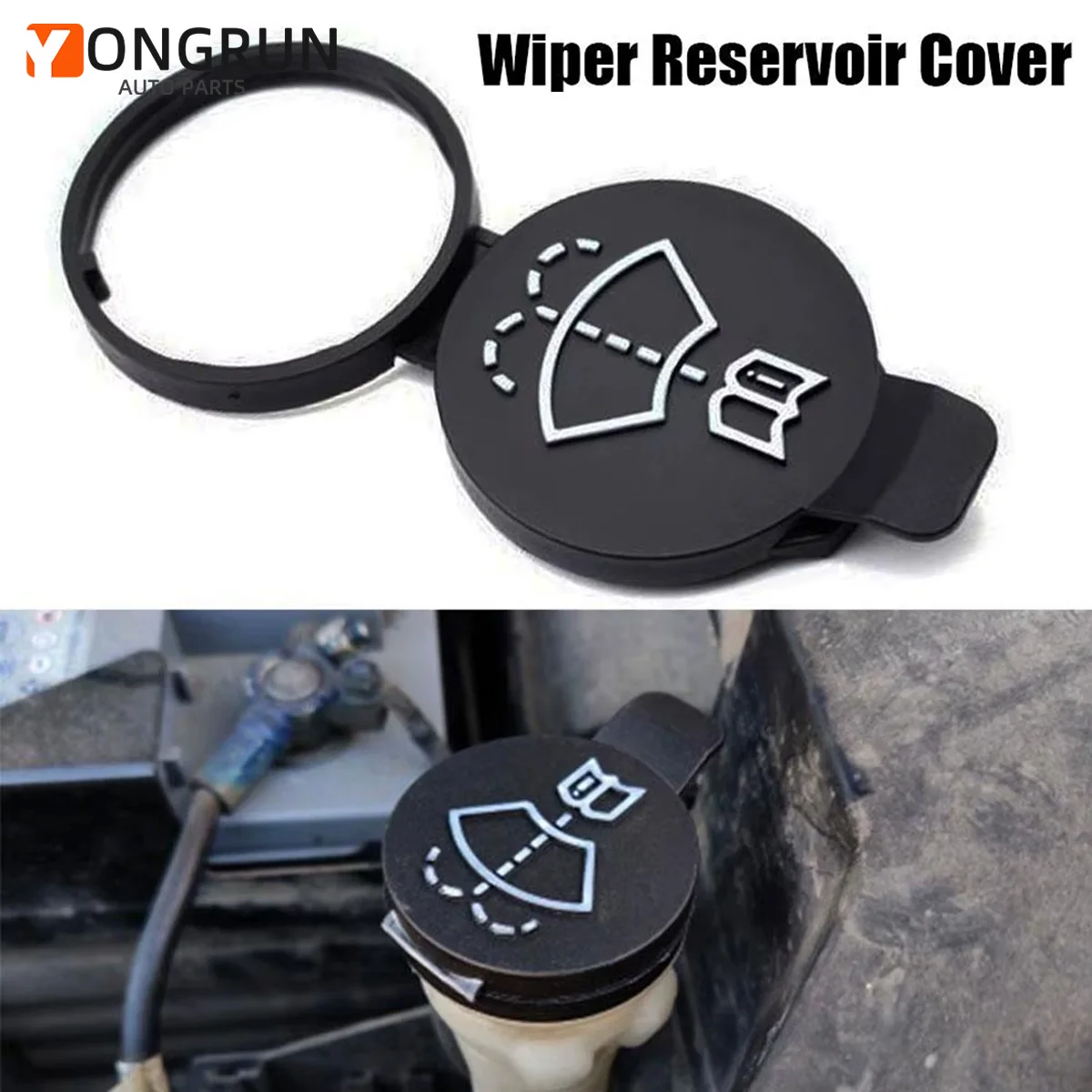 

Автомобильный стеклоочиститель, резервуар для жидкости для очистки, крышка 13227300, подходит для Chevrolet Buick Cadillac, крышка топливного бака, внешние детали