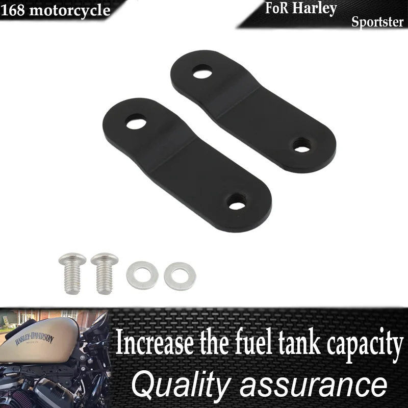 28-76mm Gas Tank Lifts Kit For Harley Sportster Iron XL 883 1200 Custom Superlow Forty Eight Raise Tank Modified Risers Bracket