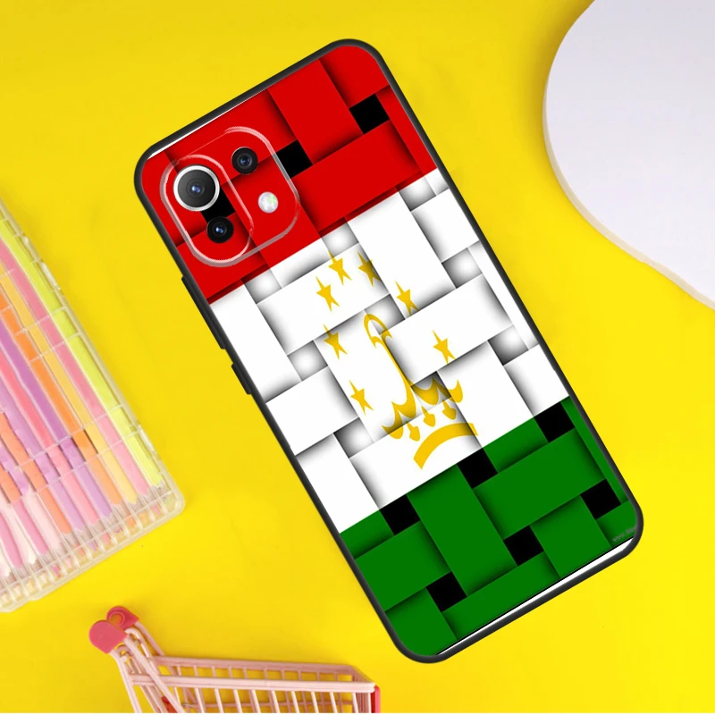 Tajikistan Flag For POCO F5 X3 X4 X5 Pro F3 F4 GT M5s C40 Case For Xiaomi 13 12 Lite 12X 11T 12T Pro Cover