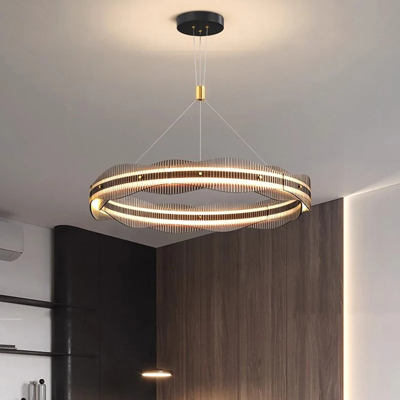 

Nordic dine dining room Pendant lamp lights indoor lighting Ceiling lamp hanging light Led Chandelier ring lamps for living room