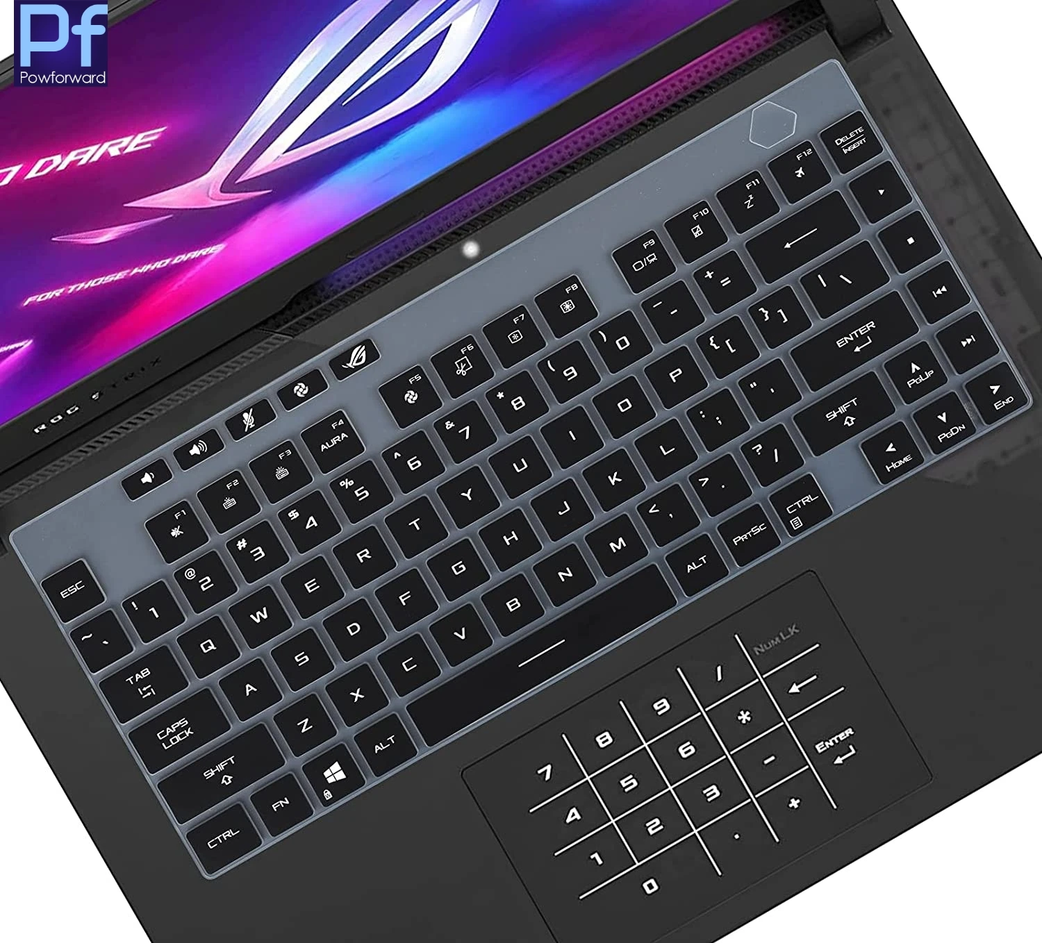 غطاء لوحة مفاتيح للكمبيوتر المحمول ASUS ROG Strix Scar 15 G533Q: تقييم ونصائح للاستخدام الأمثل