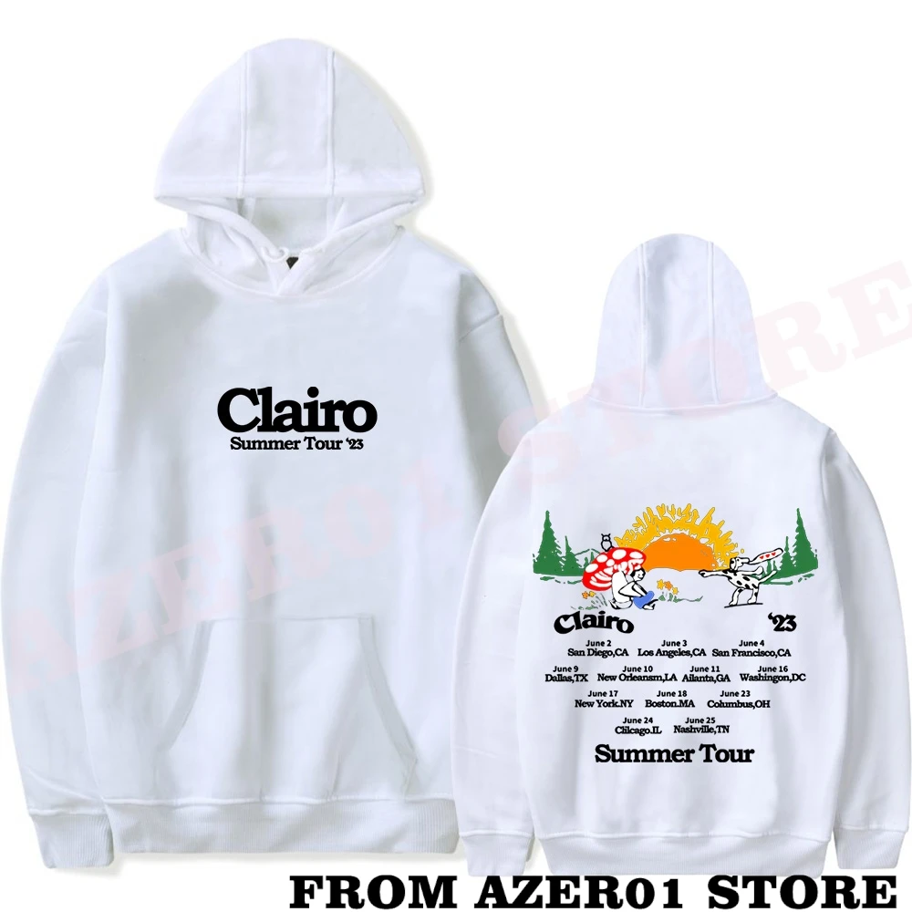 Clairo Sling Tour Logo Merch Hoodies Winter Men/Women Hooded Sweet Streetwear Long Sleeve Sweatshirt