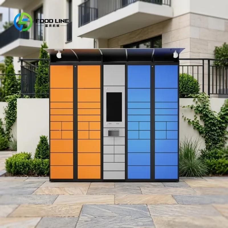 Customized Outdoor Waterproof Smart Package Locker for Apartment Online Shopping Express Delivery Cabinet Automated Parcel