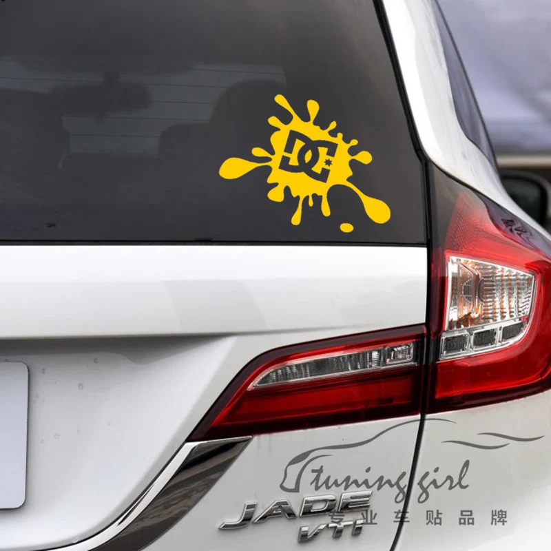 Car Stickers DC Block Splash Funny Reflective Decals For Bumper Trunk Windshield Motorcycle Helmet Auto Tuning Styling