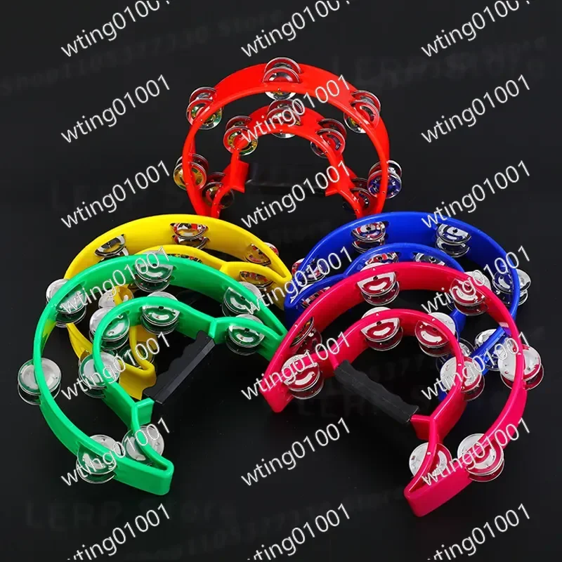 for Bar KTV Party Rattle Bouncing Band Handbell Sand Hammer Bell Adult Musical Instrument Kindergarten Drum Flower Atmosphere