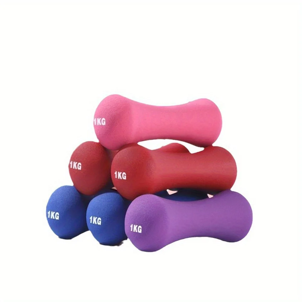 2Pcs 0.75KG Dumbbell Fitness Equipment Muscle Training Anti-collision Fitness Equipment Waterproof Dumbells Weightlifting Tool