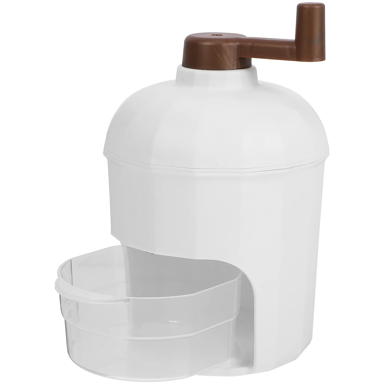 

Manual Crushed Ice Crusher Handheld ABS Stainless Steel Home Use Portable Shaving Ice Machine for Smoothies