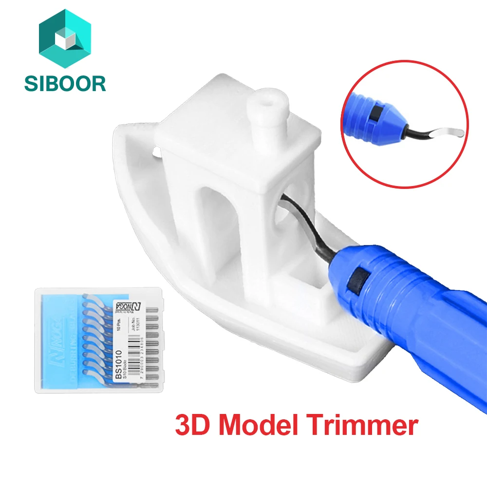 Siboor Trimming Knife Scraper 3D Print TrimmingTool Deburring Tool PLA ABS PETG Material Model Pruning Trimming Device