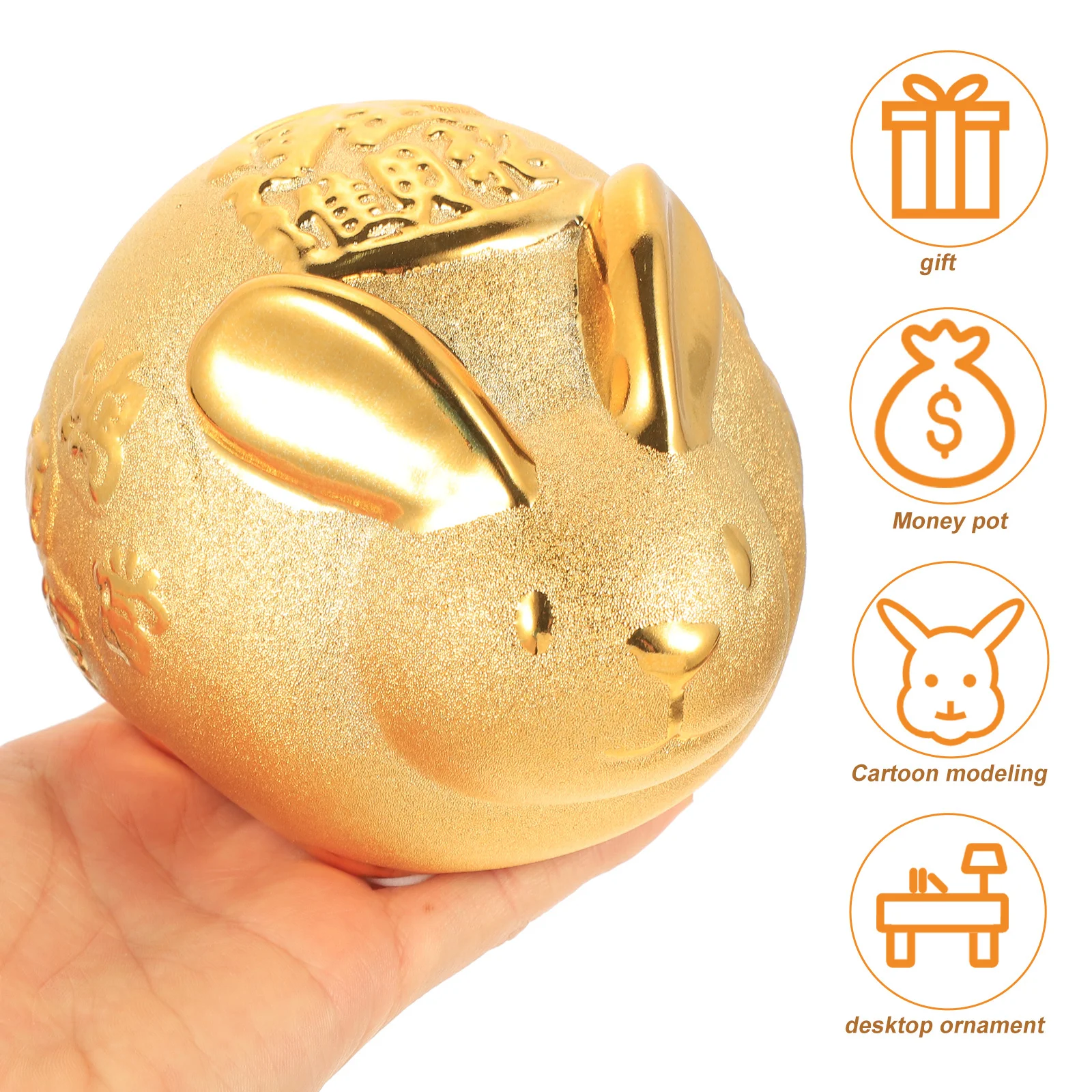 

Bedroom Decor Adult Christmas Gifts Chinese Money Bank Rabbit Unique Piggy