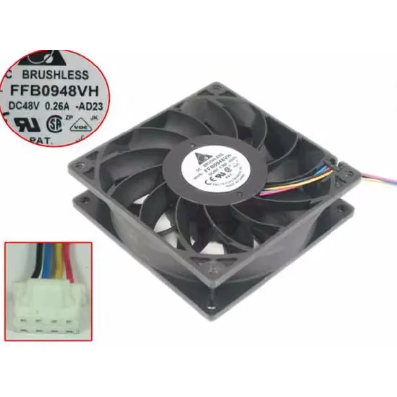 

Delta Electronics FFB0948VH AD23 DC 48V 0.26A 90x90x25mm Server Cooling Fn