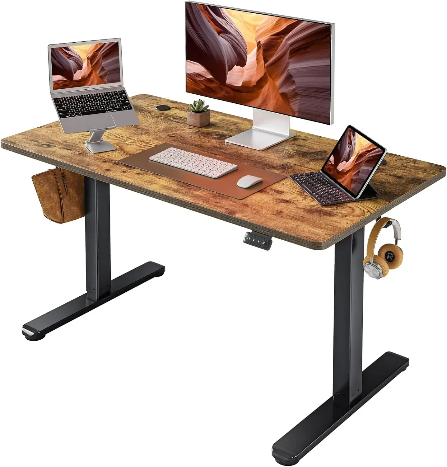 

Electric Standing Desk Adjustable Height, 40 x 24 Inch Sit and Stand Desk, Home Office Desk, Ergonomic Workstation Computer