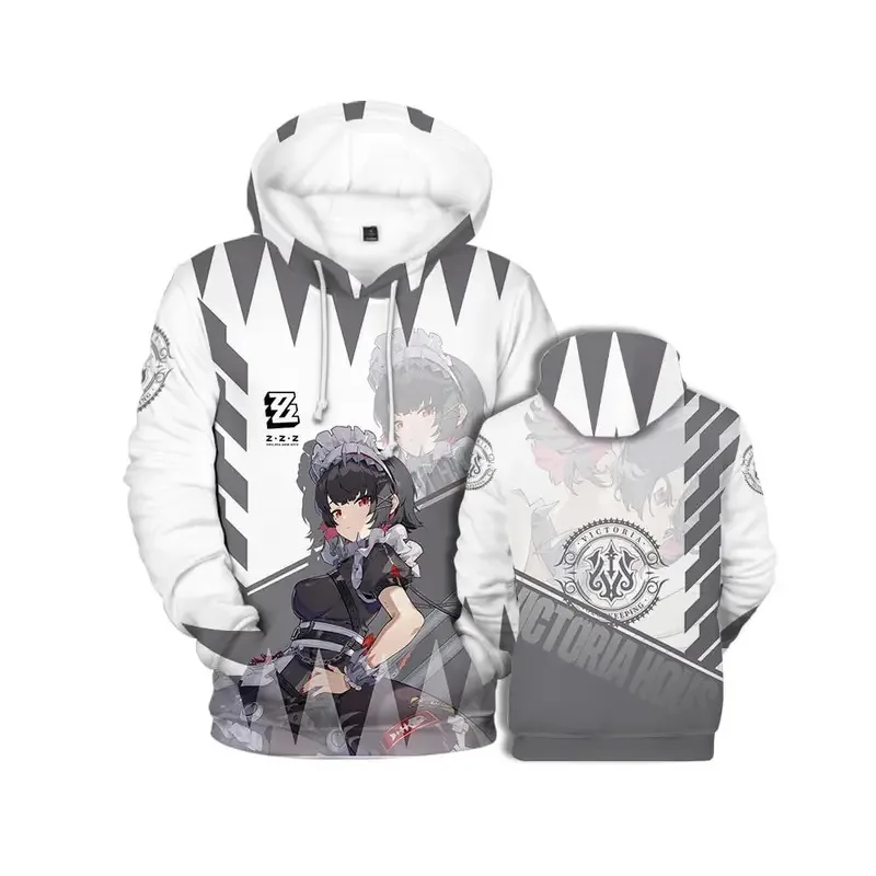 New Game Zenless Zone Zero Graphic Hoodies 3D Print Men/Women Anime Sweatshirt Hoodie Oversized Tracksuit Coat Pullover Clothing