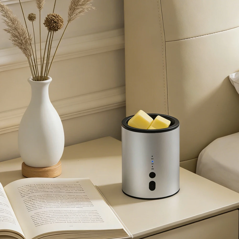 Modern RGB Candle Warmer Lamp for Wax Melts & Essential Oils, Ambient Mood Light with Timer, Cozy Bedroom & Home Decor view 3