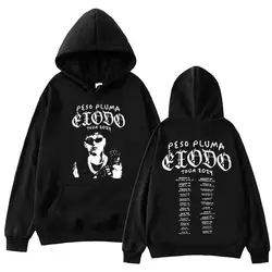 Peso Pluma Exodo Tour 2024 Hoodie Harajuku Hip Hop Pullover Tops Man Woman Sweatshirt