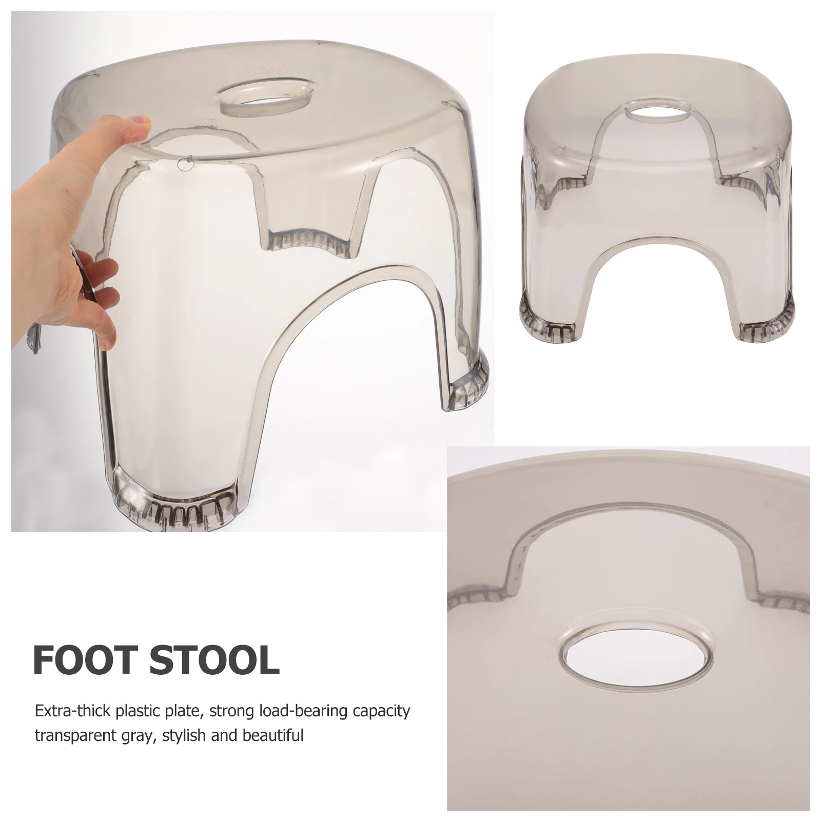 2pcs Plastic Small Step For Kids Lightweight Household Foot Stool Shoe Changing Stool Bathroom Living Room Bedroom Outdoor Use